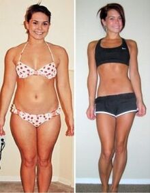 Foto mereka yang mengalami penurunan berat badan